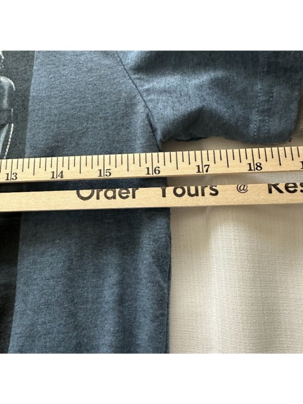 Storm Trooper Tee Youth 2XL Blue Grey I’m Busy Right Now Star Wars Long Sleeve - Picture 5 of 10